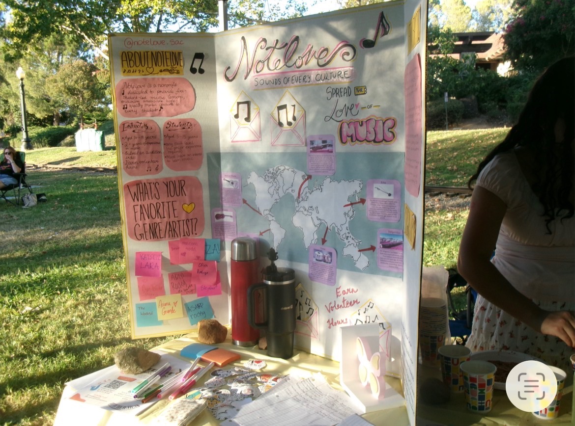 Notelove Sacramento community moment