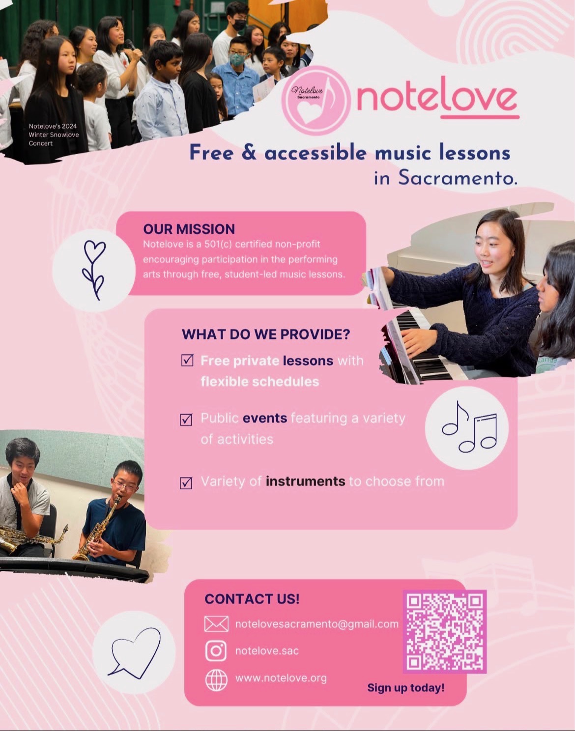 Notelove Sacramento flyer